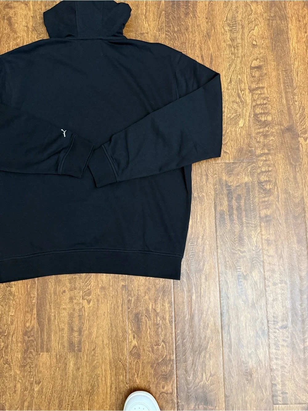 Jordan Black Hoodie with White Graphic Logo